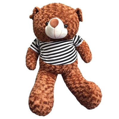 Thú nhồi bông Teddy mặc áo cute - Size từ 1m đến 1m7 - Quà tặng gấu bông teddy khủng lồ lông hoa cao cấp.