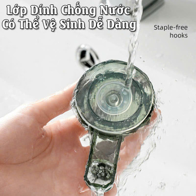 Móc Treo Hút Chân Không Bắc Âu Siêu Dính Chống Thấm Nước - Treo Chìa Khóa, Khăn Tắm, Vật Dụng MÀU NGẪU NHIÊN - HÀNG CHÍNH HÃNG MINIIN