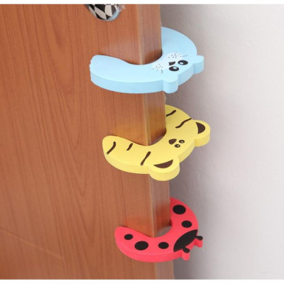 Miếng Xốp Cài CHẶN CỬA HÌNH THÚ Đáng Yêu Chống Kẹp/Kẹt Tay Bé - Chống Va Đập Cửa Sập, Chặn Gió - Hàng chính hãng ( Giao họa tiết ngẫu nhiên)