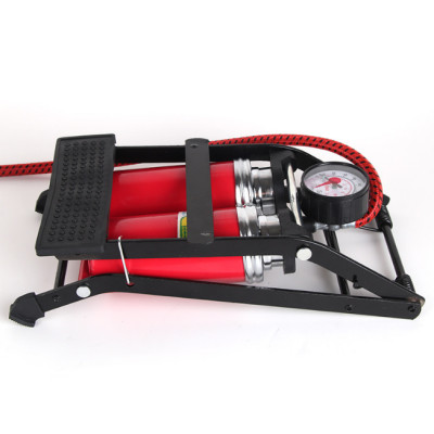 Bơm đạp chân 2 piston xi lanh cao cấp để bơm xe đạp, xe máy, ô tô, bóng, phao