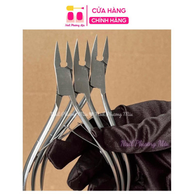 Kìm Lấy Khoé 2 Trong 1 Inox VinSall Làm Nail, Kềm Lấy Khoé Mũi Dài 1,5cm Inox Cao Cấp Nail Phương Miu