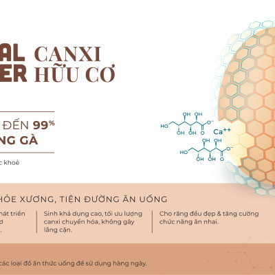 Combo 5 hộp canxi hữu cơ tinh khiết từ vỏ trứng gà