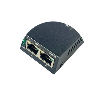 Bộ chuyển đổi quang điện POE 2xJ45 10/100M kèm cổng SC 1 sợi GNETCOM GNC-6102FE-25A - Hàng Chính hãng