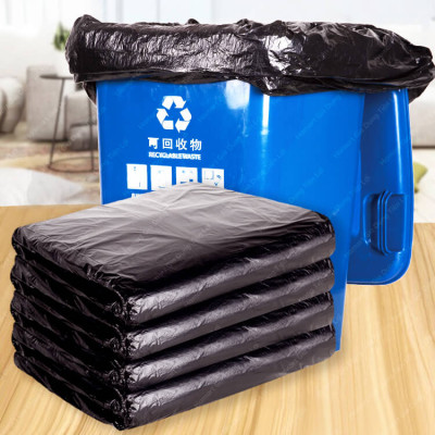 COMBO 5 Túi Đựng Rác Size Đại Ko Quai HDPE Lớn Siêu Chắc Bao Đựng Rác Nylon To Màu Đen Tiện Lợi