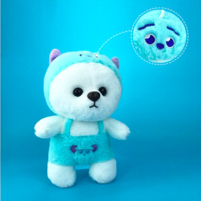 Thú nhồi bông Lena cosplay quái vật - Size 25cm - Quà tặng gấu bông teddy lena đáng yếu lông mịn.