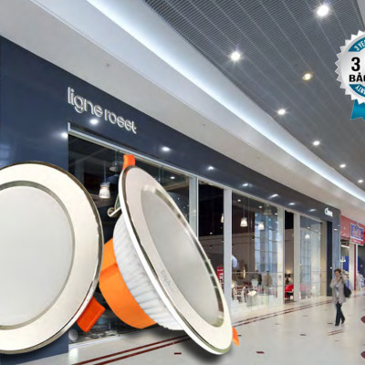 ĐÈN LED ÂM TRẦN DOWNLIGHT DTC INNOLAMP,5W-7W-9W-12W 1 MÀU HOẶC 3 MÀU THIẾT KẾ SANG TRỌNG ĐẸP MẮT