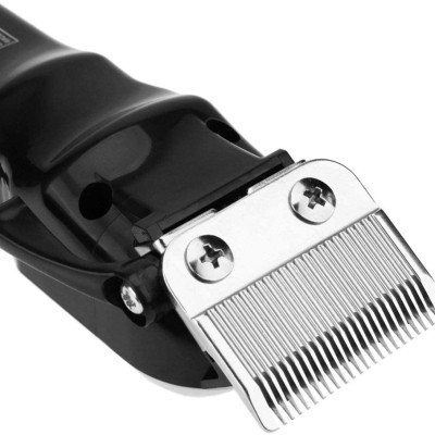 Tông đơ cắt tóc không dây Kemei KM-809A có màn hình LCD tiện dụng, có thể cắm điện trực tiếp