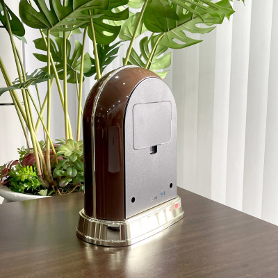 Đồng hồ để bàn Nhật Bản Rhythm 4SG696WT23 Kt 21.3 x 27.1 x 12.2cm, 1.3kg Vỏ nhựa