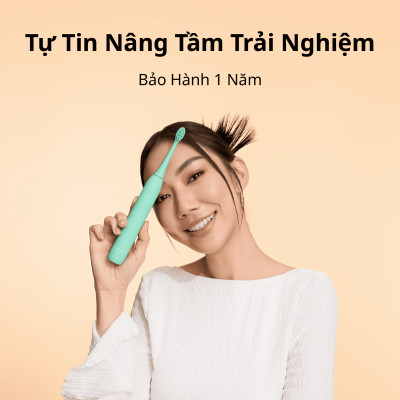 Bộ Bàn Chải Điện Zenyum Sonic MỚI 2.0 + 3 Đầu Thay Thế Công nghệ Singapore - Màu Tím