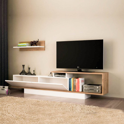 Tủ tivi phòng ngủ đẹp từ gỗ công nghiệp SMLIFE Toruneido