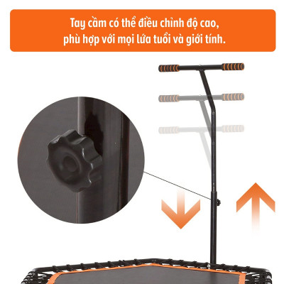 BG Sàn nhún Đệm Bật Lò Xo Trampoline 50inch GREEN (hàng nhập khẩu)