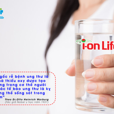 Nước uống ion kiềm thương hiệu ionLife 330ml thùng 24 chai công nghệ Nhật bản khỏe ruột mát da