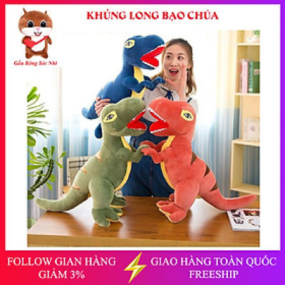 Gấu bông khủng long bạo chúa quà tặng cho bé hàng cao cấp