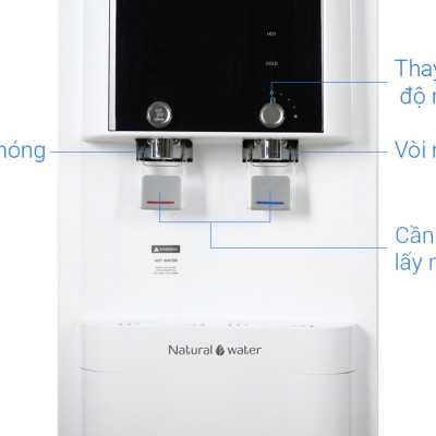 Máy lọc nước RO nóng nguội lạnh Cuckoo CP-QRP2001SW 4 lõi - Hàng chính hãng