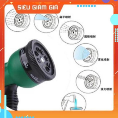 Vòi xịt nước tưới cây rửa xe 8 chế độ 206815