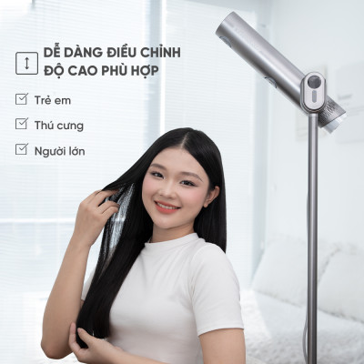 MÁY SẤY TÓC ĐỨNG VIETNAMROBOVAC A4D - HÀNG CHÍNH HÃNG BH 12 THÁNG