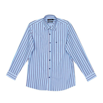 Áo sơ mi nam KHATOCO dài tay kẻ sọc A1MD468T1-CNSC001-2406-D