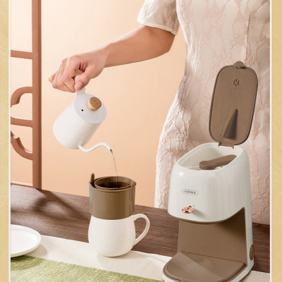 Máy Pha Cà Phê KONKA 2501M dễ sử dụng công suất 400W pha cà phê nhỏ giọt bình chứa tối đa 0.5L thời gian pha nhanh chóng thiết kế hiện đại sang trọng bảo hành 12 tháng - Hàng Nhập Khẩu