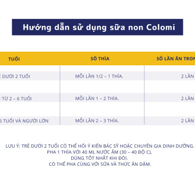  Combo 3 Sữa non COLOMI dành cho trẻ em (200g)