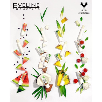 [Deal 79k] Son dưỡng Eveline Extrasoft Bio làm dịu môi hương dưa hấu 4g