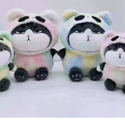 Thú nhồi bông mèo hoàng thượng hoạ tiết galaxy - Size từ 35cm đến 60cm - Quà tặng gấu bông mèo mắt liếc dễ thương.