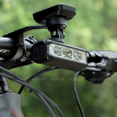 Đèn xe đạp chống nước UH-1000 3 bóng 1000 Lumens có led ban ngày, đèn trước xe đạp sạc USB Type-C, hợp kim nhôm (không kèm pad đỡ dài), đủ phụ kiện - Mai Lee