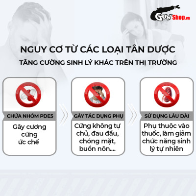 Viên uống tăng cường sinh lý nam giới Powergra (Super Gold Magic) - Vỉ 1 viên
