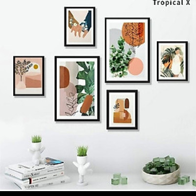 Tranh treo tường trang trí phòng khách, phòng ngủ.PVP-TP203 Tặng kèm khung và đinh ba chân treo tranh chuyên dụng