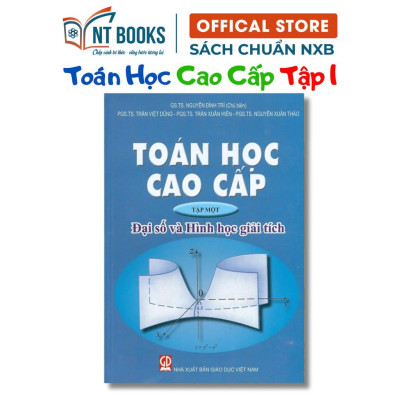 Sách - Combo Toán Học Cao Cấp - Bài Tập Toán Học Cao Cấp - Tập 1 (Đại Số Và Hình Học Giải Tích) - KHỔ TO - HV