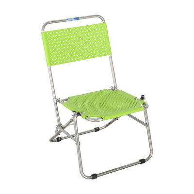 [Chính hãng Qui Phúc] Ghế xếp trà chanh, cà phê sườn nhựa lưng thấp, chân inox chắc chắn