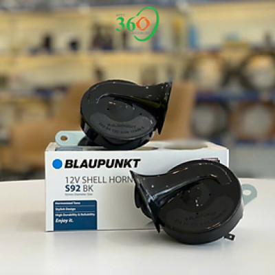 Còi Xe Ô Tô Blaupunkt 12V S92 BK – Hàng Chính Hãng – Âm Thanh To Rõ – Thiết Kế Nhỏ Gọn – Bộ 2 Cái