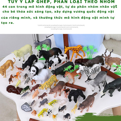 Đồ Chơi Mô Phỏng Các Con Thú Hoang Dã Dành Cho Trẻ Em