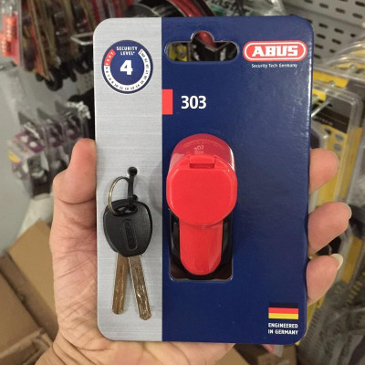 Khóa đĩa xe máy ABUS 303 RED C/SB - MSOFT
