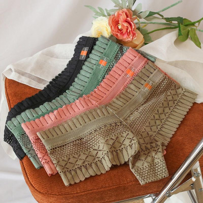 Combo 5 Quần Lót Nữ Nguyên Ren Ôm Nửa Mông 6054 – Sexy, Co Giãn 4 Chiều