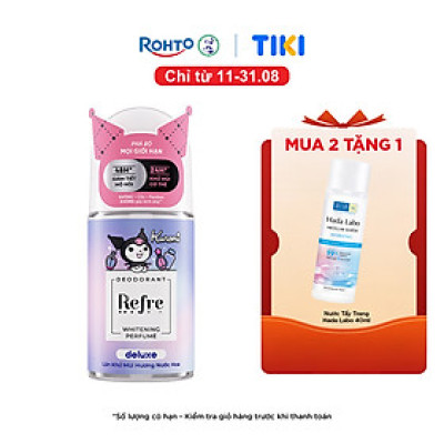 Lăn khử mùi Refre x Kuromi Natural Whitening Perfume 40ml