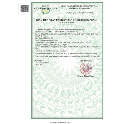Thăng Dương Khí PQA Giúp Nhuận Tràng, Tăng Tính Bền Của Thành Mạch Và Giảm Triệu Chứng Của Bệnh Trĩ Hộp 25 Gói