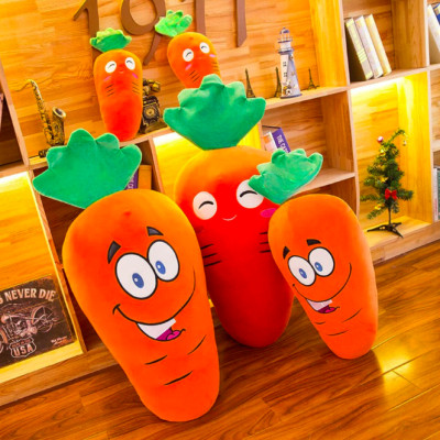 Gấu bông cà rốt vui vẻ đáng yêu - Size từ 65cm đến 85cm - Quà tặng gấu bông cà rốt êm mịn cho bé.