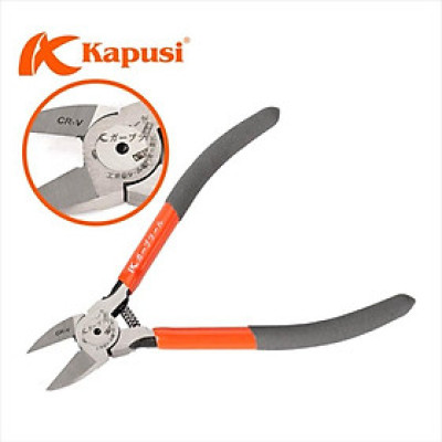 Kìm Cắt Má Mỏng Kapusi 6 Inch – Thép CR-MO60 – Cắt Nhựa, Linh Kiện, Đồ Thủ Công