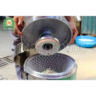 Máy xay sữa đậu nành tách bã công nghiệp 3A1,5Kw Inox vắt khô kiệt 90% | Máy làm đậu phụ, đậu hũ tại nhà