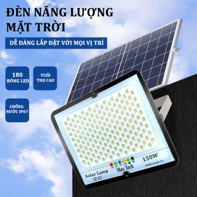 Đèn năng lượng mặt trời  MAXTECH bóng to 150w, 200w, 250w, 300w - Công suất lớn, Tiết kiệm điện- D1370
