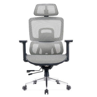 Ghế công thái học giảm đau lưng mỏi cổ đau vai gáy CM4559-M Nội thất Capta Ghế làm việc tại nhà lưng lưới khung nhựa đen, có tựa đầu điều chỉnh giá đỡ lưng hỗ trợ cột sống chân thép mạ chrome office chair hcm