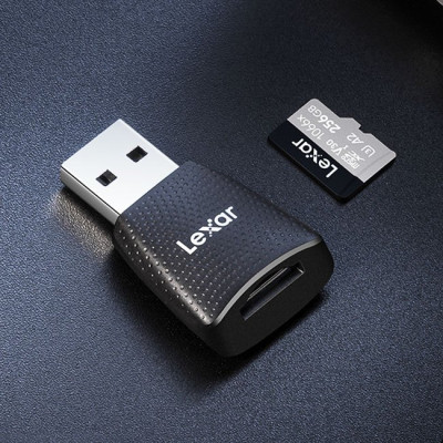 Đầu đọc thẻ nhớ Lexar LRW330U microSD USB 3.2 Type A Gen 1, Tốc độ đọc 170Mb/s - Hàng chính hãng
