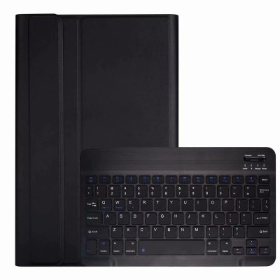 Bao da kèm bàn phím dành cho Samsung Galaxy Tab S7 FE T735, Tab S7+ Plus T970, Tab S7 T870 Bluetooth Keyboard Case có khay để bút chống sốc cao cấp - Hàng chính hãng.