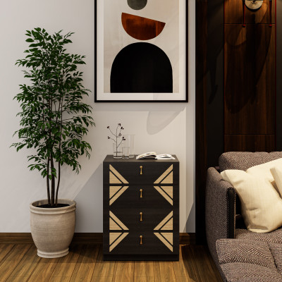 [Happy Home Furniture] CHARIS, Tủ lưu trữ 4 ngăn kéo, 60cm x 45cm x 78cm ( DxRxC), THK_117