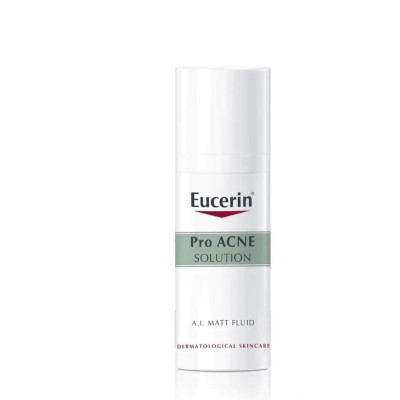 Kem Kiểm Soát Dầu cho Da Mụn Eucerin ProACNE Solution Matt Fluid (50 ml)