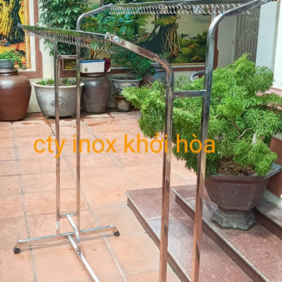 giàn phơi inox lắp ghép hàng dày ( BẢO HÀNH 6 THÁNG SỬ DỤNG CỦA NHÀ SX )