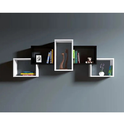 Kệ Treo Tường BOLD Chọn Màu Trắng/Đen Tundo CTKT204 KT 161,8cm x 60cm x 20cm