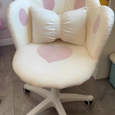 Ghế ngồi xoay công chúa Tundo ghế vương miện, ghế ngồi bàn trang điểm dễ thương 