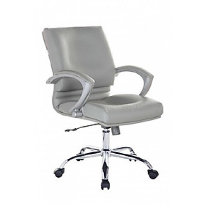 Ghế Trưởng Phòng  Tay Ốp Da Pu Chân Ngoại Nhập Cao Cấp IBIE IB331 - Bạc