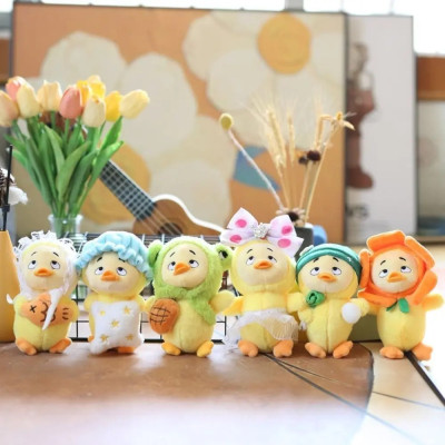 Thú nhồi bông vịt mặt quạo ngộ nghĩnh - Size 22cm - Quà tặng gấu bông Upsetduck êm mịn cho bé.